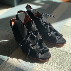 Rachel Comey RARE Suede Lace-Up Wedges 8